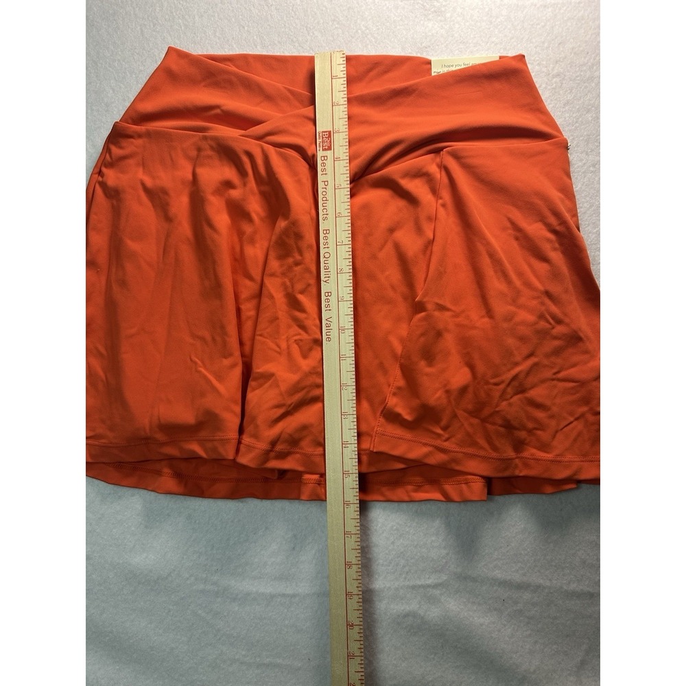 Logilates Women's Orange Skort Size Large NWT - Picture 6 of 12